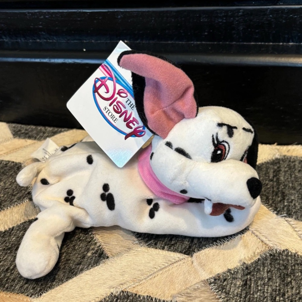 Vintage Walt Disney Plush Bean Bag NWT 101 Dalmatians Jewel